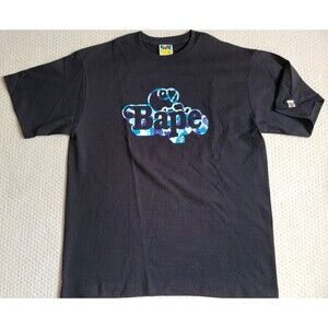 NWOT BAPE ABC Camo Milo logo black T-Shirt XXL,  Made in Japan